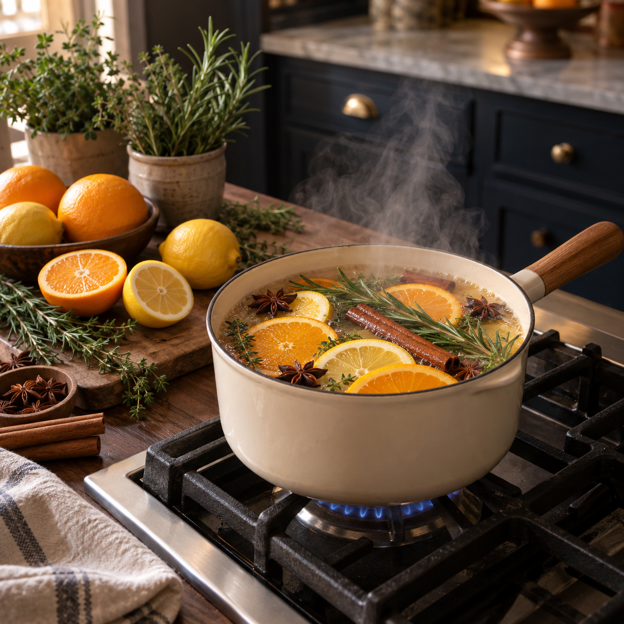 Simmer Pot on stove